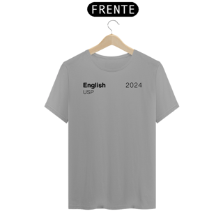 Nome do produto Camiseta Letras USP 2024 Inglês English Modelo 1 Cores Branca Amarela Cinza