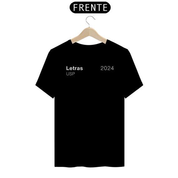 Camiseta Letras USP 2024 Modelo 1 Várias Cores