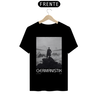 Nome do produto Camiseta Letras USP Alemão Modelo 4 Preta