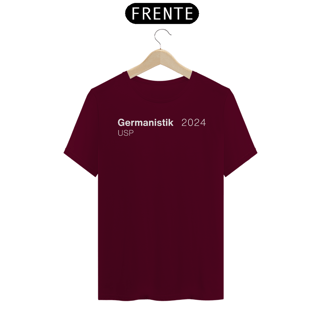 Nome do produto Camiseta Letras USP 2024 Alemão Modelo 1 Várias Cores