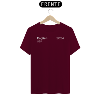 Nome do produto Camisetas Letras USP Inglês English Modelo 1 Plus Size G1 ao G4
