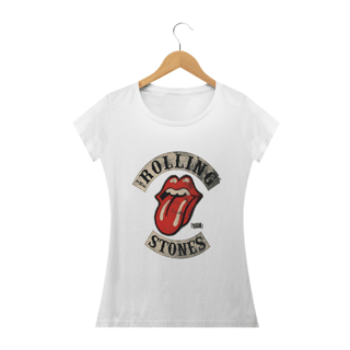 Nome do produto Camiseta Feminina Rolling 100% Algodão Qualidade Premium
