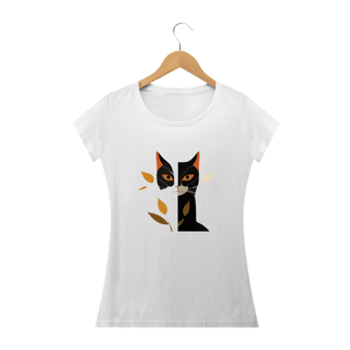 Nome do produto Camiseta Gatinho Branco 100% Algodão Qualidade Premium