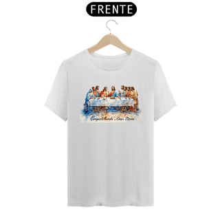 Nome do produto Camiseta Santa Ceia 100% Algodão Qualidade Premium