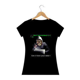 Nome do produto Camiseta Kali Feminina Seus Dados 100% Algodão Qualidade Premium
