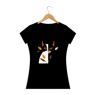 Nome do produto Camiseta Gato Preto 100% Algodão Qualidade Premium