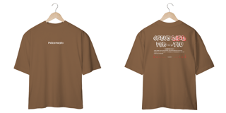 Nome do produto Camiseta Oversized - Jesus died for you (PRETA)