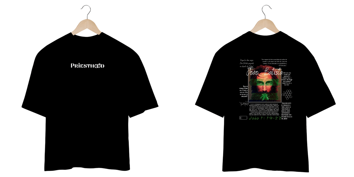 Nome do produto: Camiseta Oversized - João Batista