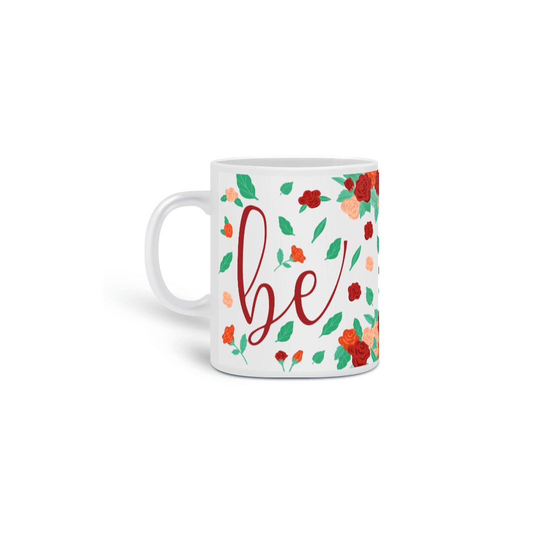 Caneca Rosas