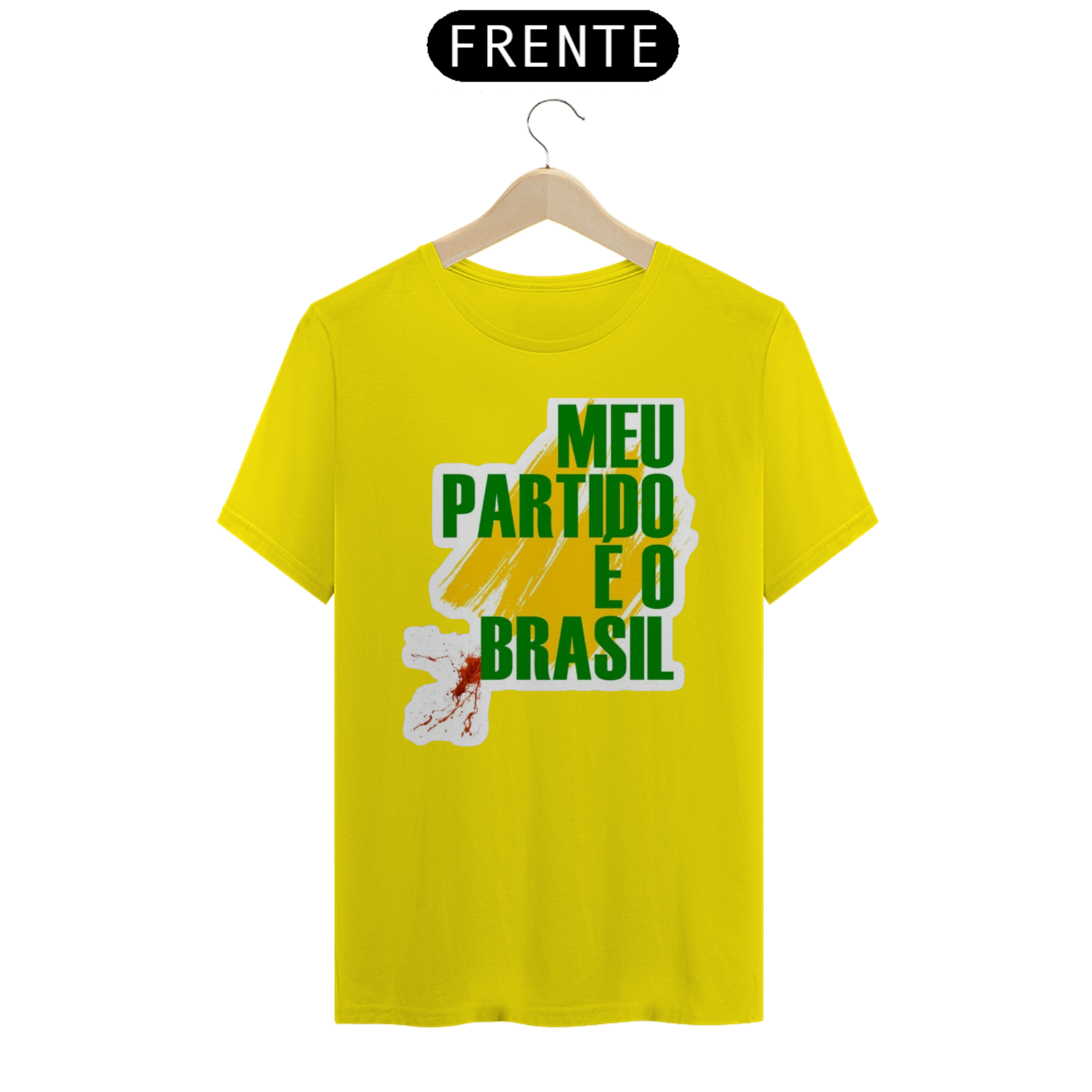 camiseta meu partido e o Brasil