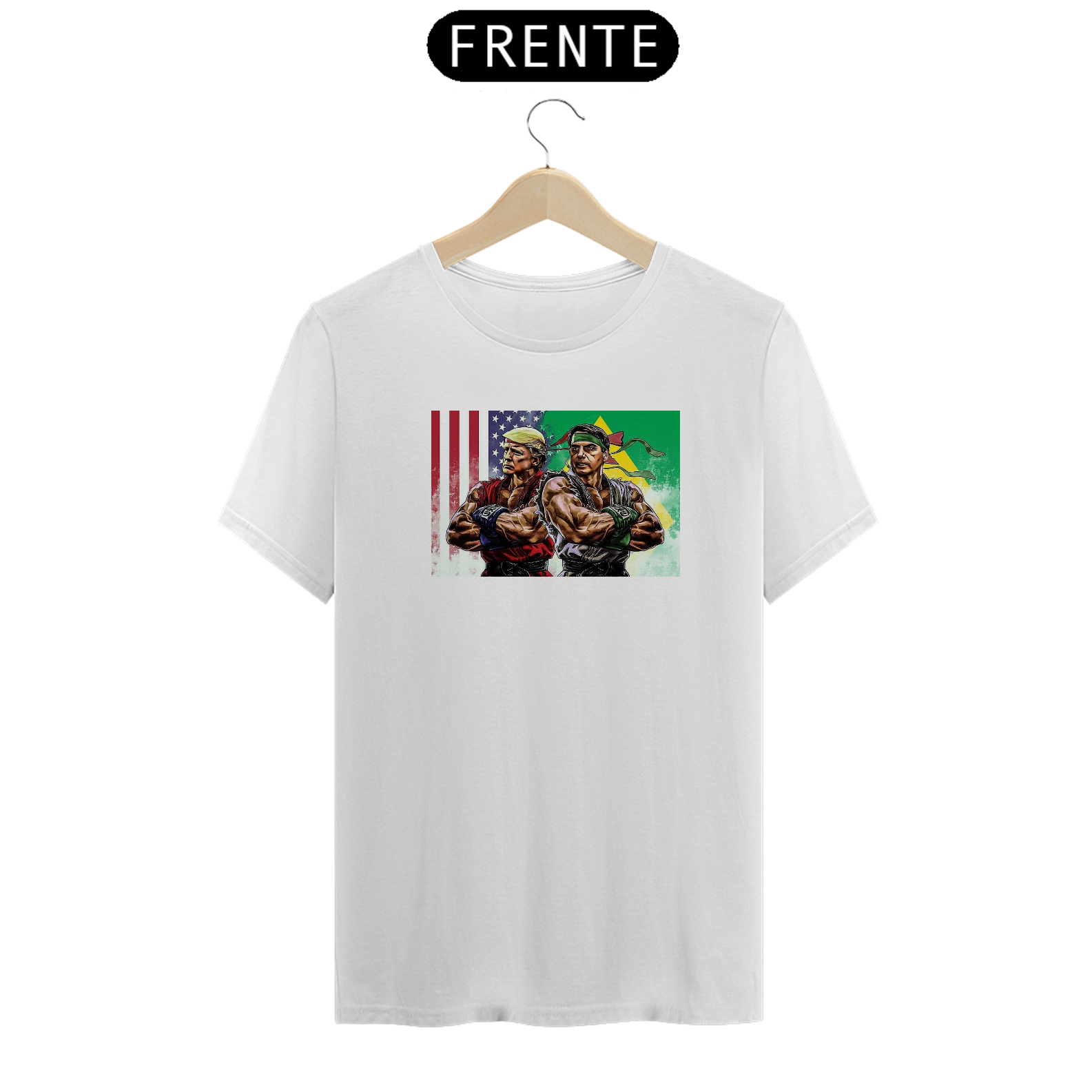 camisetas Bolsonaro e Trump