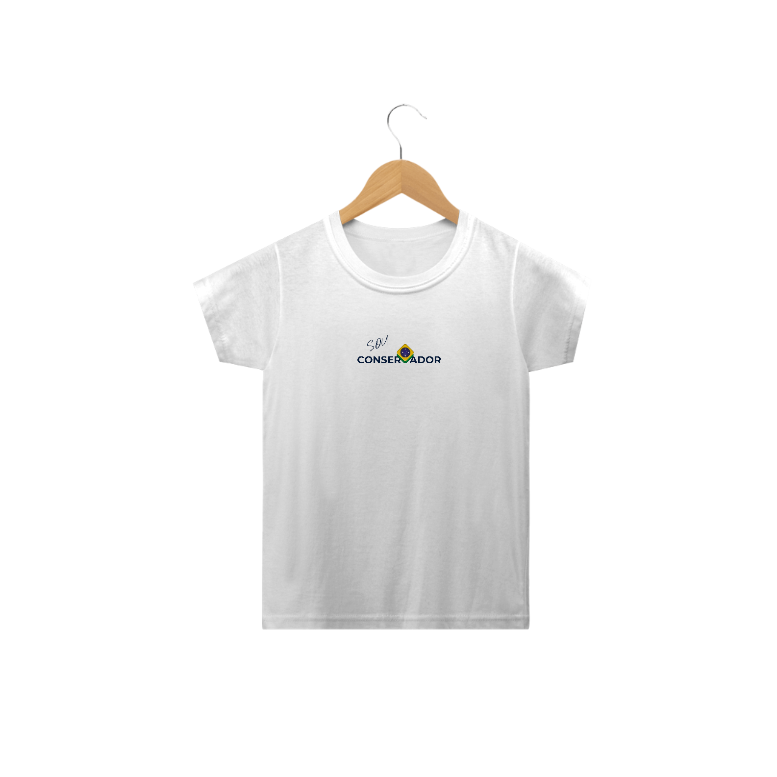 camiseta infantil sou conservador