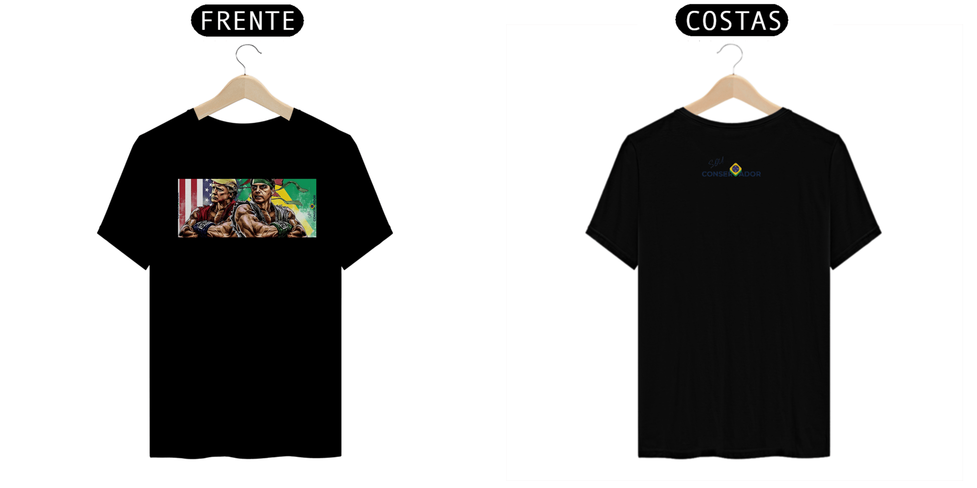 Camiseta 1 Trup e Bolsonaro 