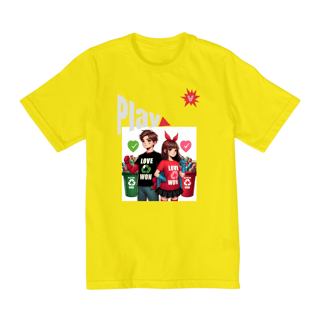 Nome do produto Camiseta Infantil Play Heróis JUventude