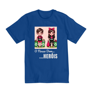 Nome do produto Camiseta Infantil Heróis JUREK Nosso Dom