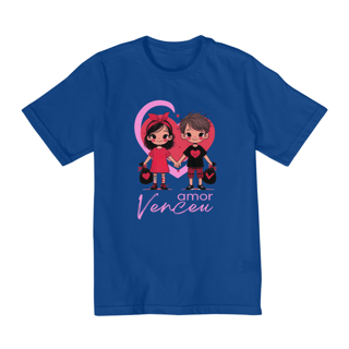 Nome do produto Camiseta Infantil Jurek Amor Venceu