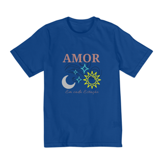 Nome do produto Camiseta Quality Infantil Amor em cada Estação