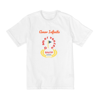 Nome do produto Camiseta Infantil Amor Infinito