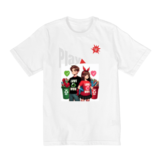 Nome do produto Camiseta Infantil Play Heróis JUventude