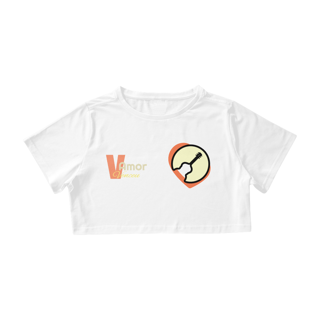 Nome do produto Camisa Cropped Amor Venceu Toques