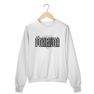 Nome do produto Moletom Fechado Mais Amor Por Favor