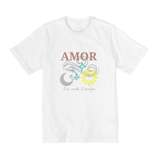Nome do produto Camiseta Quality Infantil Amor em cada Estação