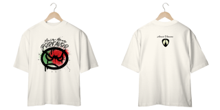 Nome do produto Camiseta Oversized Mais Amor Por Favor Logo
