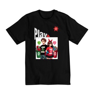 Nome do produto Camiseta Infantil Play Heróis JUventude