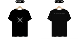 Nome do produto Camiseta Quality Amor Venceu Estrela
