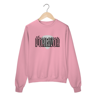 Nome do produto Moletom Fechado Mais Amor Por Favor