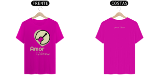 Nome do produto Camiseta Quality Amor Venceu Teorias