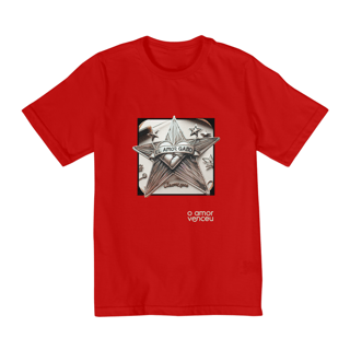 Nome do produto Camiseta Infantil Amor Venceu Artesanato