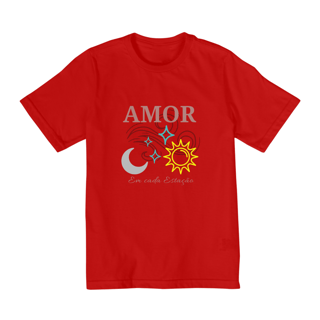 Nome do produto Camiseta Quality Infantil Amor em cada Estação