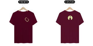 Nome do produto Camiseta Quality Coração Não Quebra