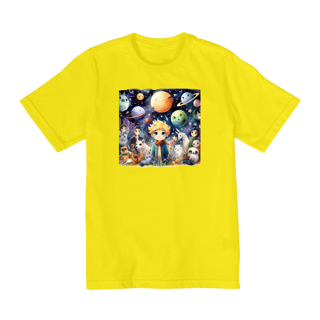 Nome do produto Camiseta Infantil Planeta Pequeno Príncipe