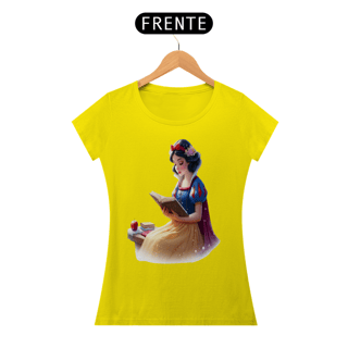 Nome do produto Camiseta Feminina Branca de Neve Leitora