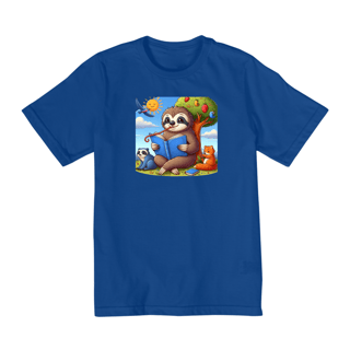 Nome do produto CAMISETA INFANTIL BICHO PREGUIÇA