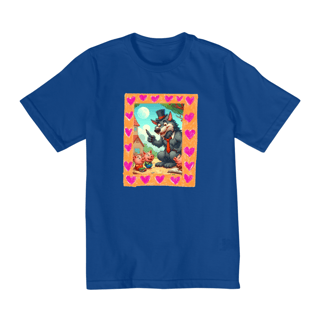 Nome do produto Camiseta Infantil Aula com Lobo Mau