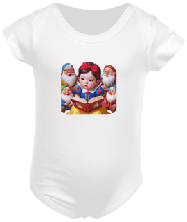 Body Infantil Branca de Neve Baby