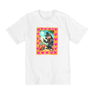 Nome do produto Camiseta Infantil Aula com Lobo Mau