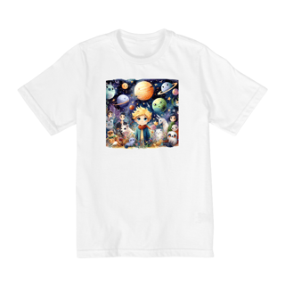 Nome do produto Camiseta Infantil Planeta Pequeno Príncipe