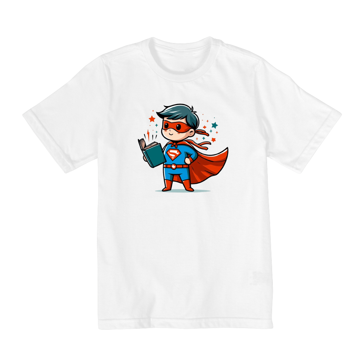 Nome do produto: Camiseta Infantil Super Menino Leitor