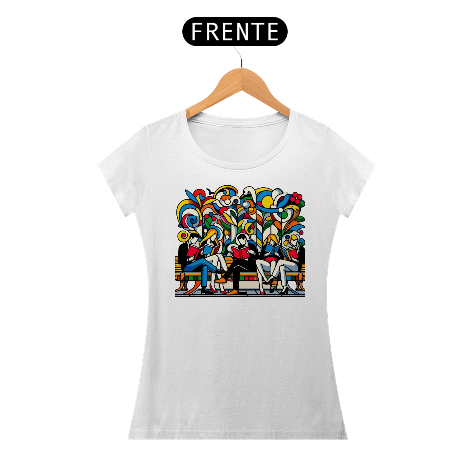 Camiseta Feminina Celebre Leitura Homero Brito