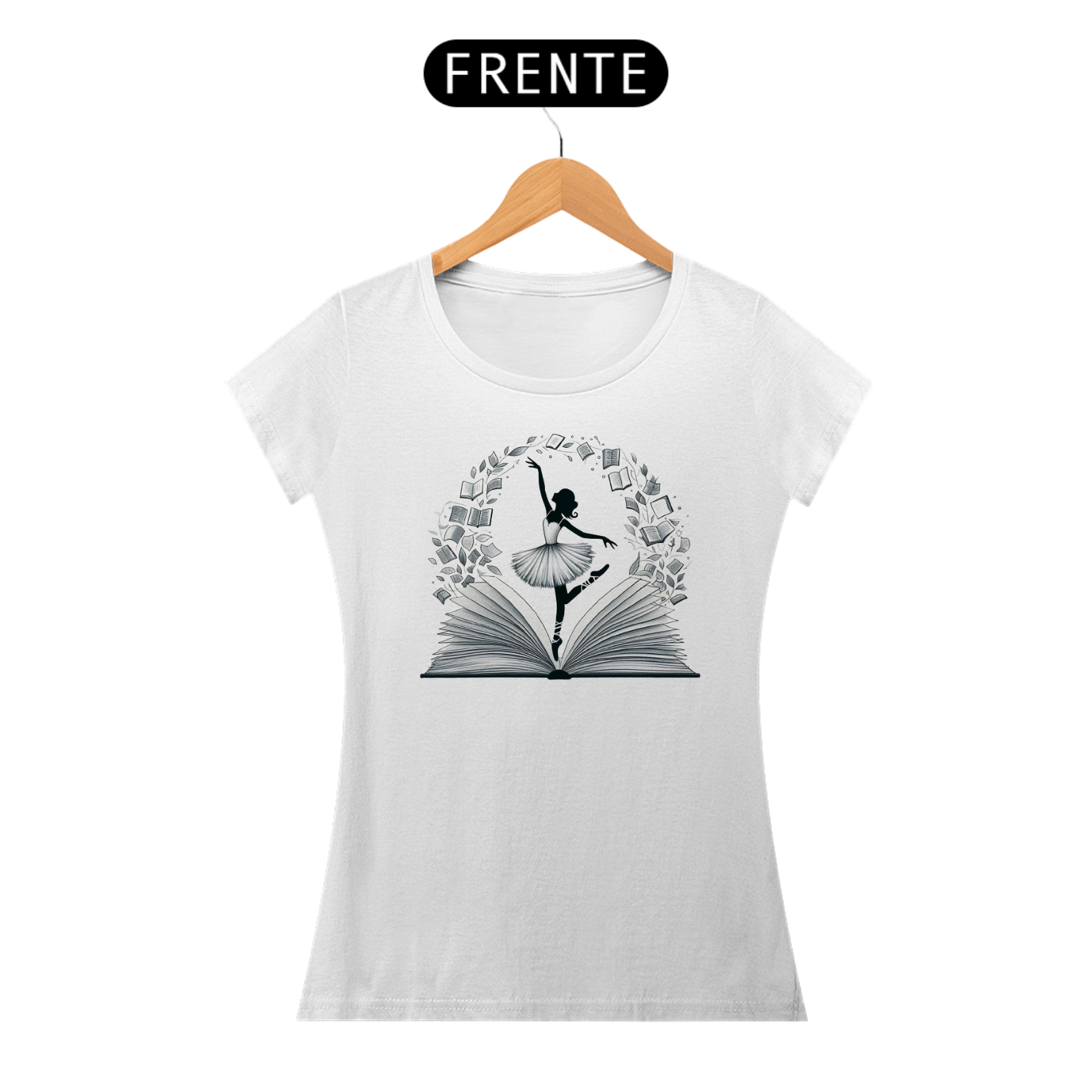 Camiseta Feminina Harmonia Literária