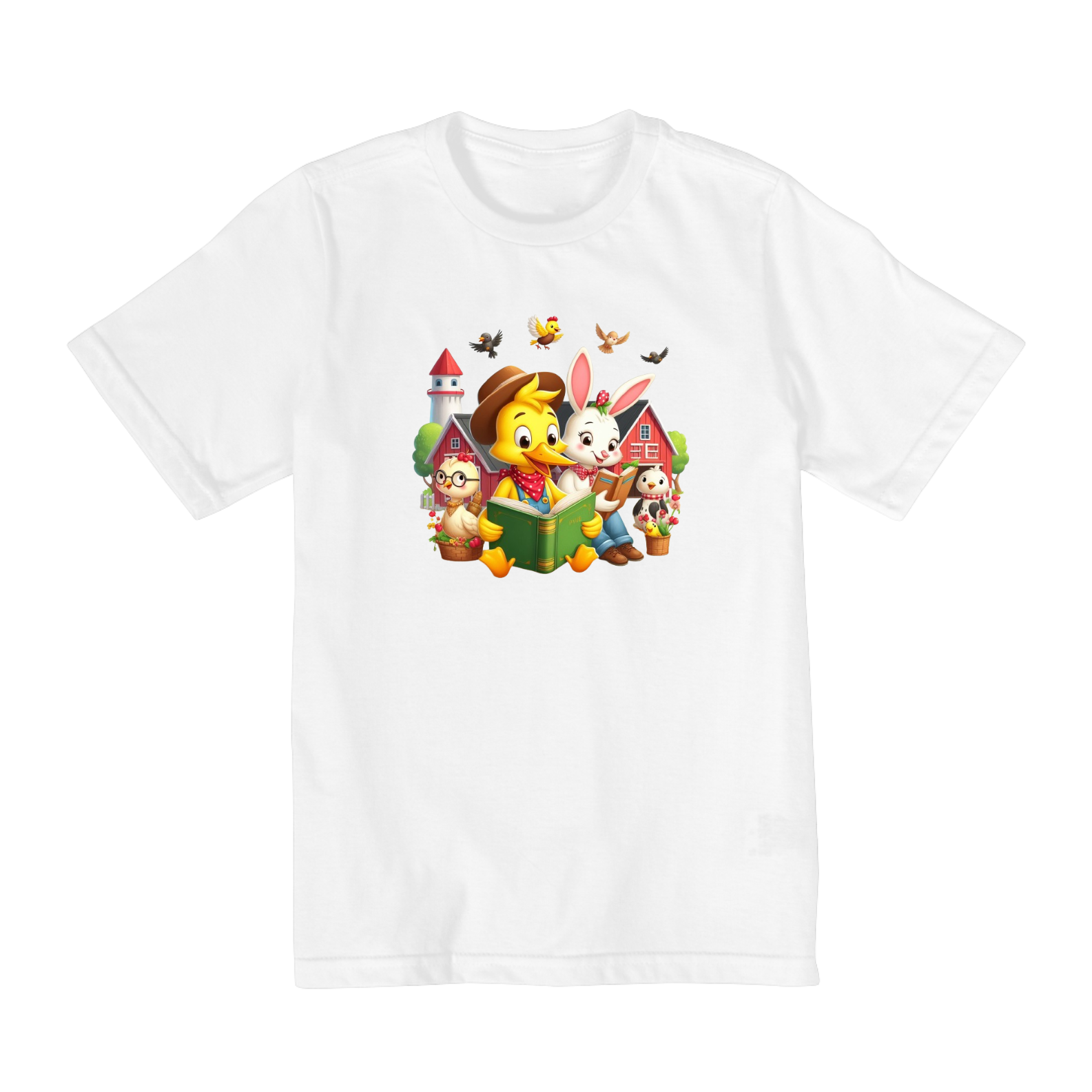 Camiseta Infantill Aventuras na Fazenda