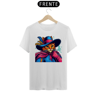 Nome do produto Camiseta Gato de Botas Art Pop
