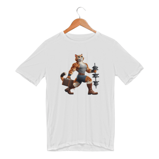 Nome do produto Camiseta Fit Gato de Botas