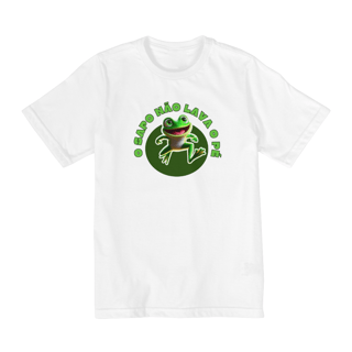 Nome do produto Camiseta infantil O Sapo Não Lava o Pé