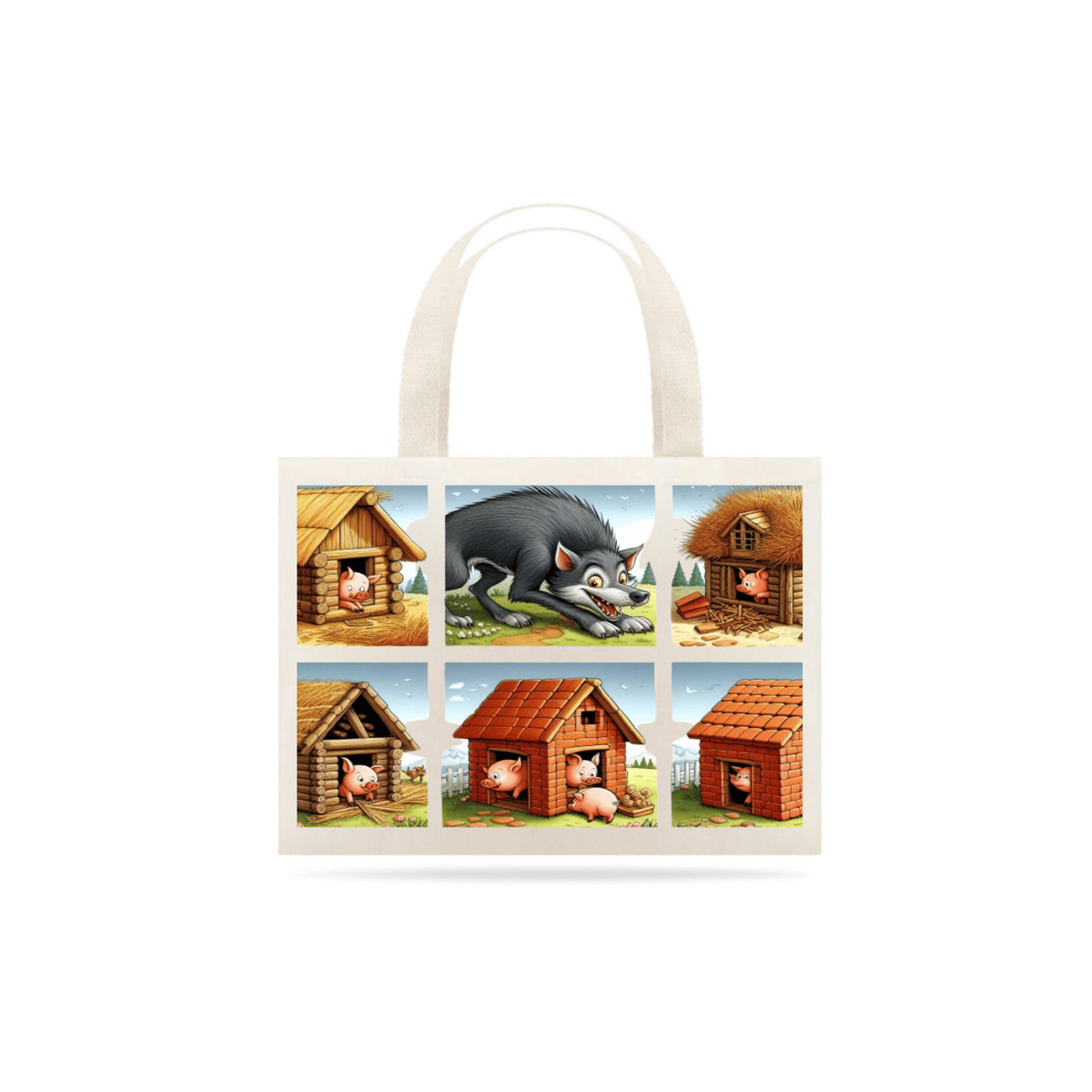 Nome do produto: Eco Bag Os Três Porquinhos