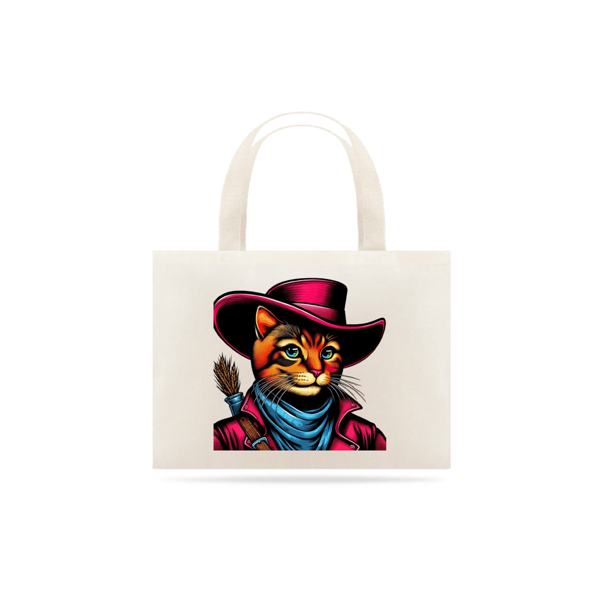 Nome do produto: Eco Bag Gato de Botas Art Pop